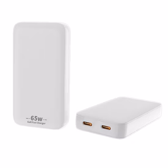 Caricatore per laptop Fornitore Caricatore da muro Adattatore di alimentazione CA/CC GaN da 65 W Funzione Pd Porta di tipo C Ricarica da viaggio Caricatore rapido USB per laptop per telefono cellulare